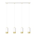 Emibig Emibig FUMIKO 4 WH/GOLD - Modern pendant lamp for a stylish look