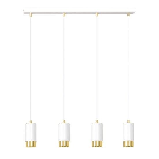 Emibig Emibig FUMIKO 4 WH/GOLD - Modern pendant lamp for a stylish look