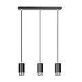 Emibig Emibig FUMIKO 3 Pendant Lamp - Modern design in black and chrome