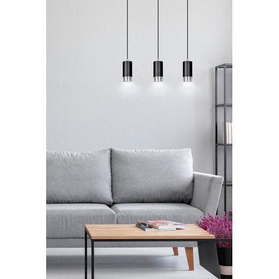 Emibig Emibig FUMIKO 3 Suspension - Design moderne en noir et chrome