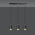 Emibig Emibig FUMIKO 3 Pendelleuchte - Modernes Design in Schwarz und Gold
