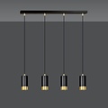 Emibig Emibig FUMIKO 4 BL/GOLD - Moderne hanglamp voor elke ruimte