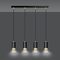 Emibig Emibig FUMIKO 4 BL/GOLD - Moderne hanglamp voor elke ruimte