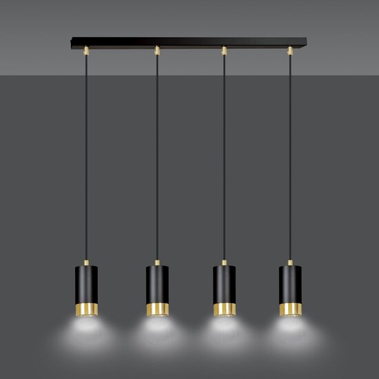 Emibig Emibig FUMIKO 4 BL/GOLD - Modern pendant lamp for any space
