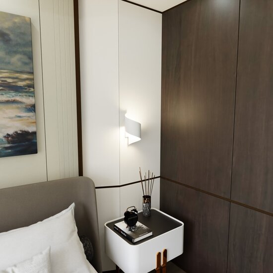 Emibig Emibig SPINER WHITE - Moderne Wandlampe für stilvolle Beleuchtung