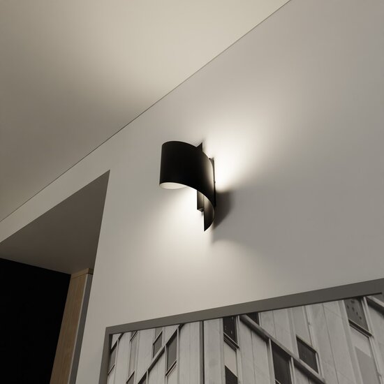 Emibig Emibig SPINER BLACK - Modern wall lamp for stylish lighting