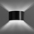 Emibig Emibig FOLD BLACK Wandlamp