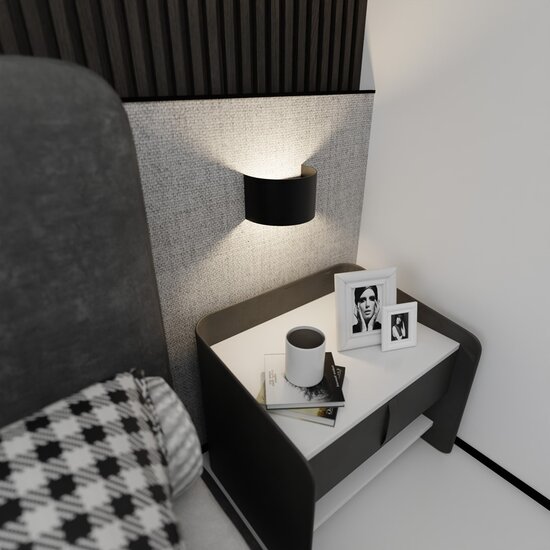 Emibig Emibig FOLD BLACK Wandlamp - Modern design voor elke ruimte