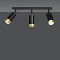 Emibig Emibig HIRO 3 BL/GOLD - Moderne plafondlamp met stijlvol ontwerp