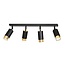 Emibig Emibig HIRO 4 BL/GOLD - Lámpara de techo moderna para una iluminación elegante