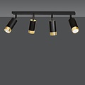Emibig Emibig HIRO 4 BL/GOLD - Lampe de plafond moderne pour un éclairage élégant