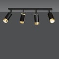 Emibig Emibig HIRO 4 BL/GOLD - Modern ceiling lamp with stylish design