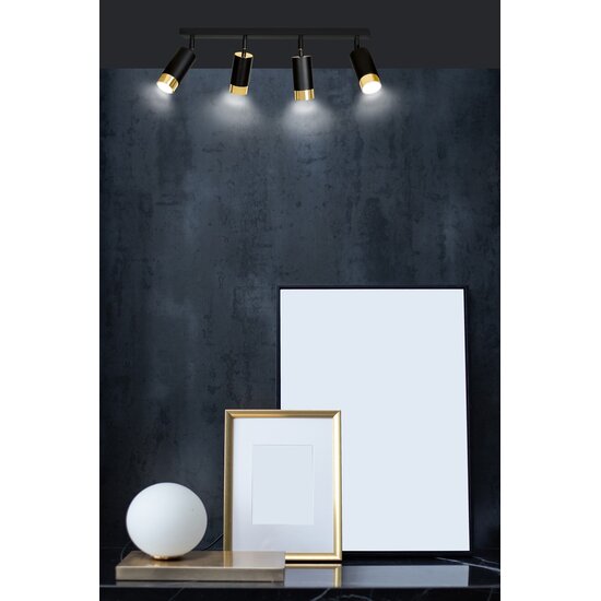 Emibig Emibig HIRO 4 BL/GOLD - Plafonnier moderne au design élégant