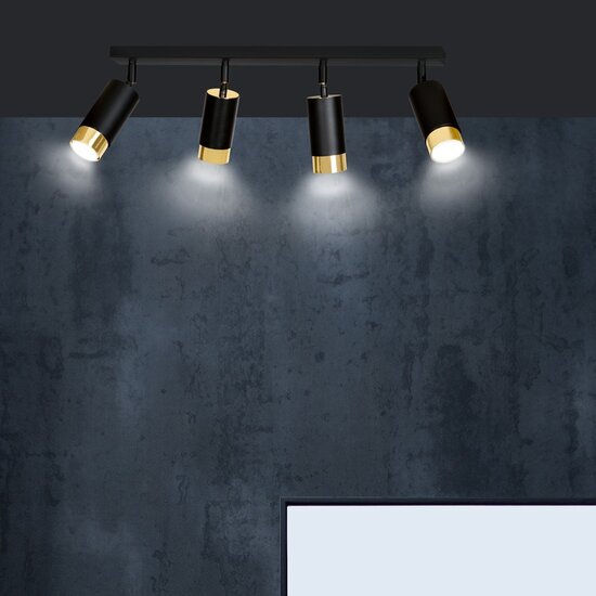 Emibig Emibig HIRO 4 BL/GOLD - Moderne Deckenlampe für stilvolle Beleuchtung