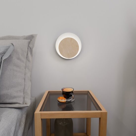 Emibig Emibig CIRCLE 1A WHITE - Lámpara de pared elegante para cualquier espacio
