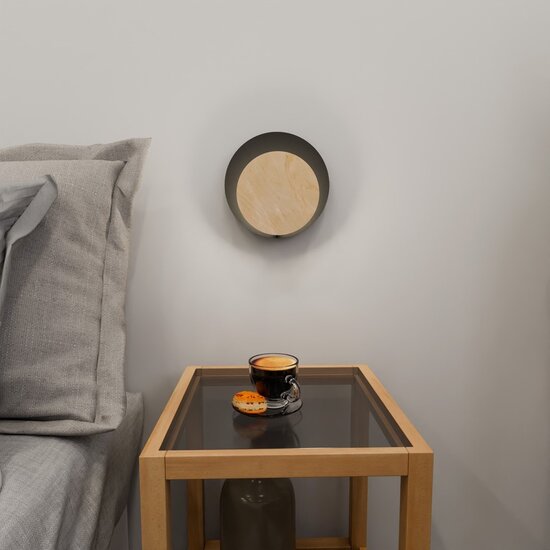 Emibig Emibig CIRCLE 1A BLACK - Stylish wall lamp for any space