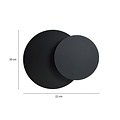 Emibig Emibig CIRCLE 1C BLACK - Stylish wall lamp for any space