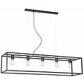 Fantasia Kago pendant lamp old copper, E27x5 fitting, 5 light points, 150 cm long, steel, IP20