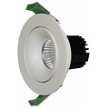 Fantasia Tetiz inbouwspot, zwart aluminium, diameter 105 mm, voor GU10 of losse LED-module