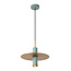 LUCIDE LUCIDE SELIN - Stylish Pendant Light in Turquoise