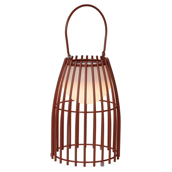 LUCIDE LUCIDE FJARA - Rechargeable Outdoor Table Lamp with Dimmable LED