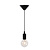 LUCIDE LUCIDE FIX - Lámpara colgante Ø 10 cm - Negra