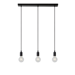 LUCIDE FIX - Pendant Light - 3xE27 - Black