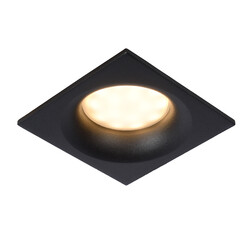LUCIDE ZIVA - Spot encastré Salle de Bain - 1xGU10 - IP44 - Noir