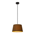 LUCIDE LUCIDE WOOLLY - Lámpara Colgante - Ø 28 cm - 1xE27 - Verde - Crea un ambiente acogedor en tu interior