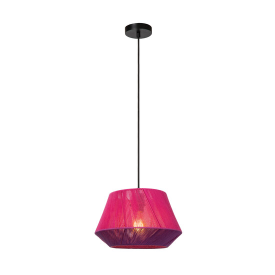 LUCIDE LUCIDE JESSICA - Pendelleuchte - 1xE27 - Rosa - Schaffen Sie eine gemütliche Atmosphäre in Ihrem Zuhause