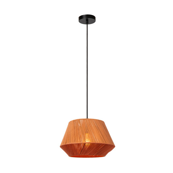 LUCIDE LUCIDE JESSICA - Pendelleuchte - 1xE27 - Natur - Perfekt für eine gemütliche Atmosphäre im Innenbereich