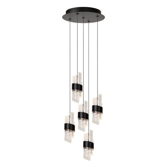 LUCIDE LUCIDE KLIGANDE - Lámpara Colgante - Ø 30 cm - LED Regulable - Perfecta para crear un ambiente acogedor