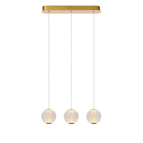 LUCIDE LUCIDE CINTRA - Dimmable LED Pendant Light with Transparent Glass