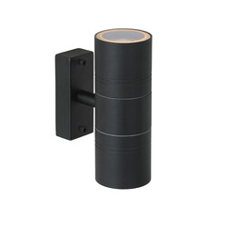 LUCIDE ARNE-LED - Outdoor Wall Spot - Ø 6.3 cm - LED - GU10 - 2x5W 2700K - IP44 - Black