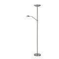 LUCIDE LUCIDE ZENITH - Lámpara de Lectura - LED Regulable - 3000K - Cromo Mate - Perfecta para Momentos de Lectura Acogedores
