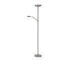 LUCIDE LUCIDE ZENITH - Reading Lamp - LED Dimmable - 3000K - Matte Chrome - Perfect for Cozy Reading Moments