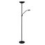 LUCIDE LUCIDE ZENITH - Leselampe - LED Dimmbar - 3000K - Schwarz - Ideal für eine gemütliche Leseatmosphäre