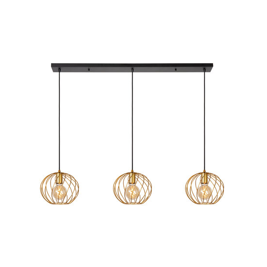 LUCIDE LUCIDE DANZA - Elegant Pendant Light in Matte Gold/Brass