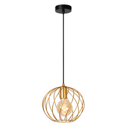LUCIDE DANZA - Pendelleuchte - Ø 25 cm - 1xE27 - Matt Gold / Messing