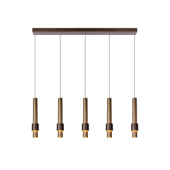 LUCIDE LUCIDE MARGARY - Dimmable LED Pendant Light with 5 Bulbs