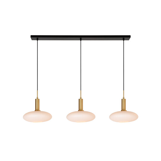 LUCIDE LUCIDE SINGALA - Pendant Lamp - 3xE27 - Matte Gold / Brass - Perfect for stylish indoor lighting
