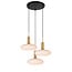 LUCIDE LUCIDE SINGALA - Hanglamp - 3xE27 - Mat Goud / Messing - Perfect voor een stijlvolle ambiance