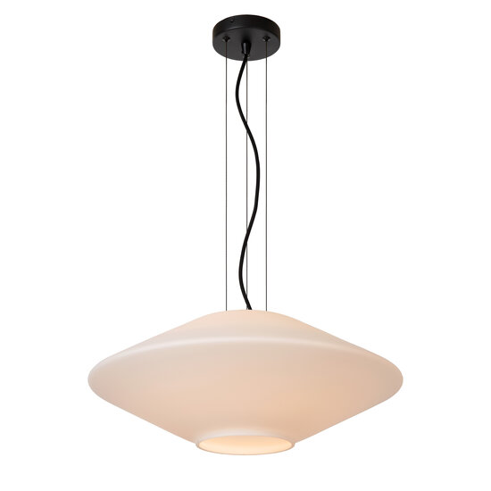 LUCIDE LUCIDE TREVOR - Stylish Pendant Lamp Ø 50 cm with Opal Glass