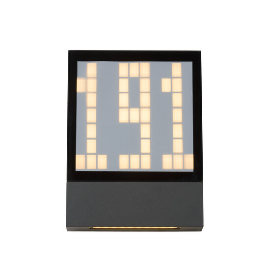 LUCIDE LUCIDE DIGIT - Aplique de exterior con LED y IP54