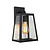 LUCIDE LUCIDE MATSLOT - Aplique Exterior - 1xE27 - IP23 - Negro