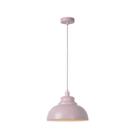 LUCIDE LUCIDE ISLA - Hanglamp - Ø 29 cm - Stilvolle rosa Pendelleuchte
