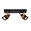 LUCIDE LUCIDE TUNDRAN - Modern Ceiling Spot with 2xGU10 in Black