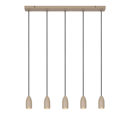 LUCIDE LUCIDE EVORA - Suspension Élégante en Taupe