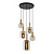 LUCIDE LUCIDE JOANET - Hanglamp - Ø 66 cm - 5xE27 - Fumé