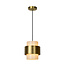 LUCIDE LUCIDE FIRMIN - Pendant Lamp - Ø 20 cm - 1xE27 - Matte Gold / Brass - Perfect for creating a cozy atmosphere